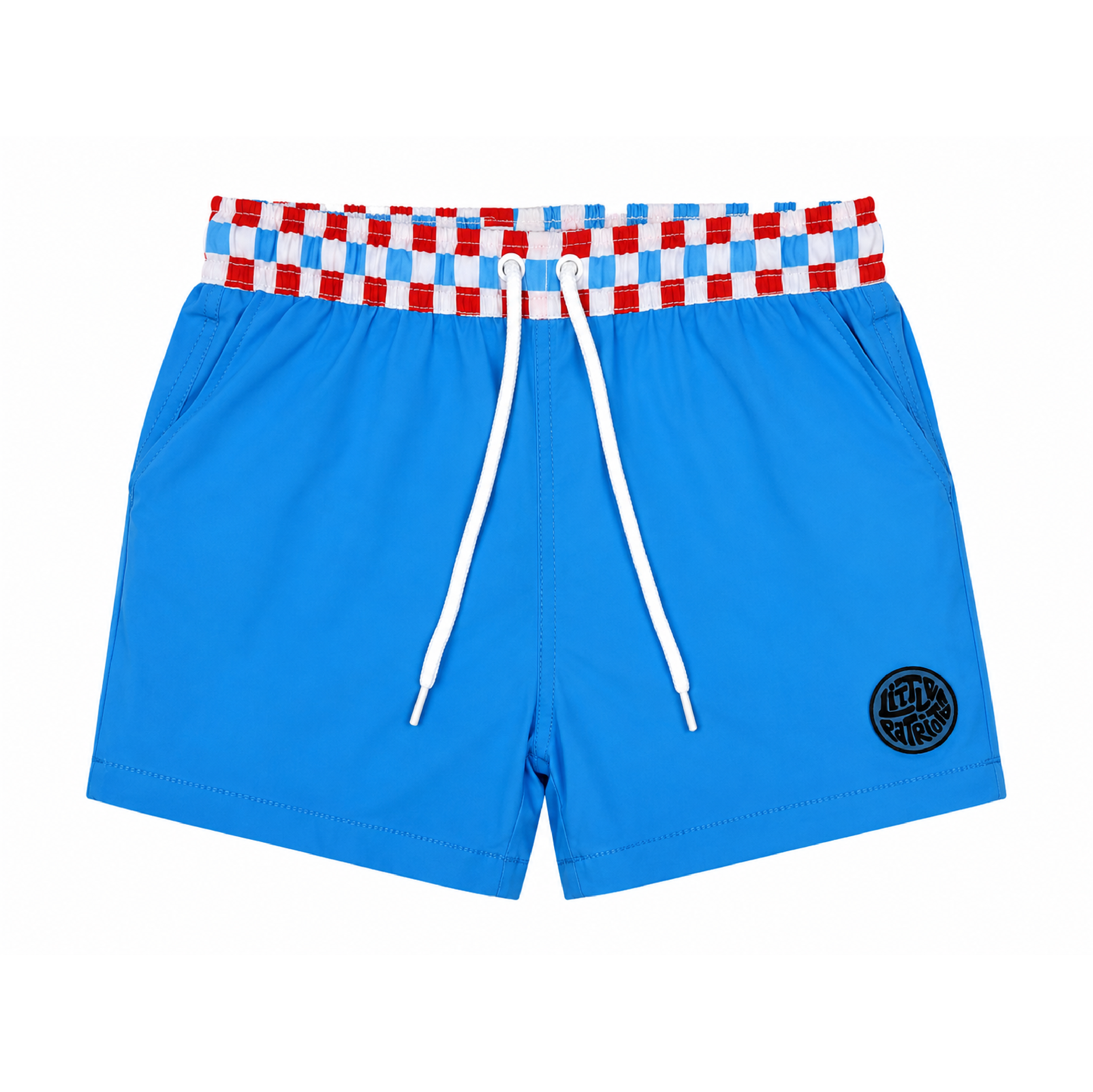 Checkered Swim Trunks