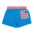Checkered Swim Trunks