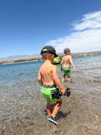 Camo Swim Trunks