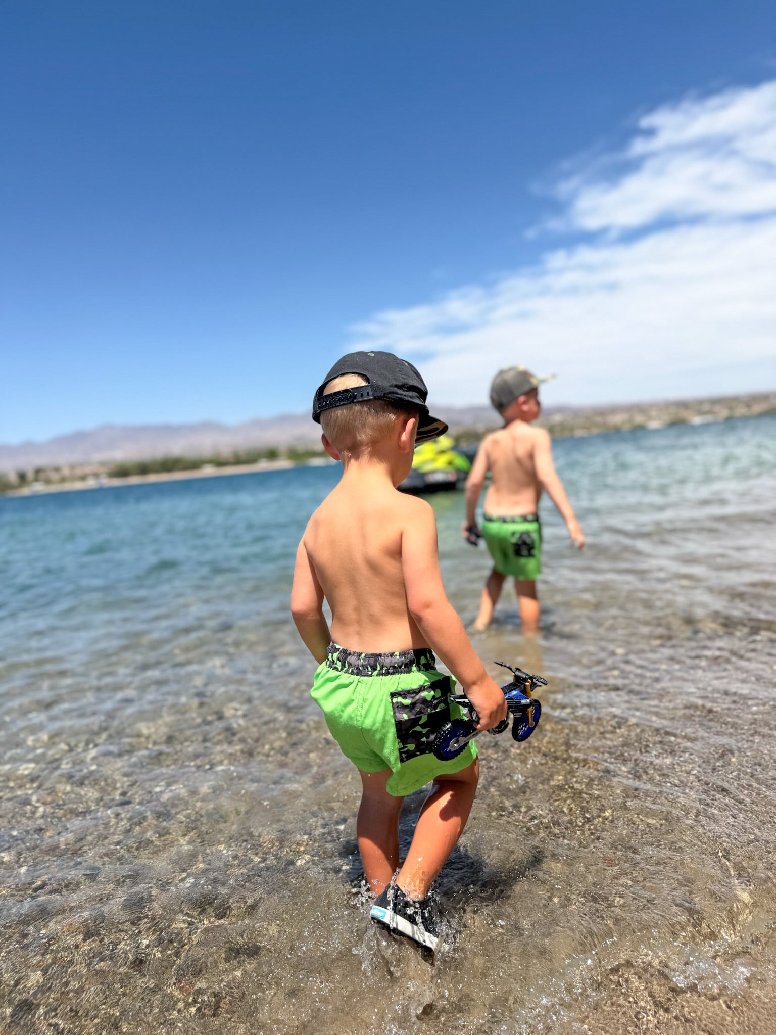 Camo Swim Trunks
