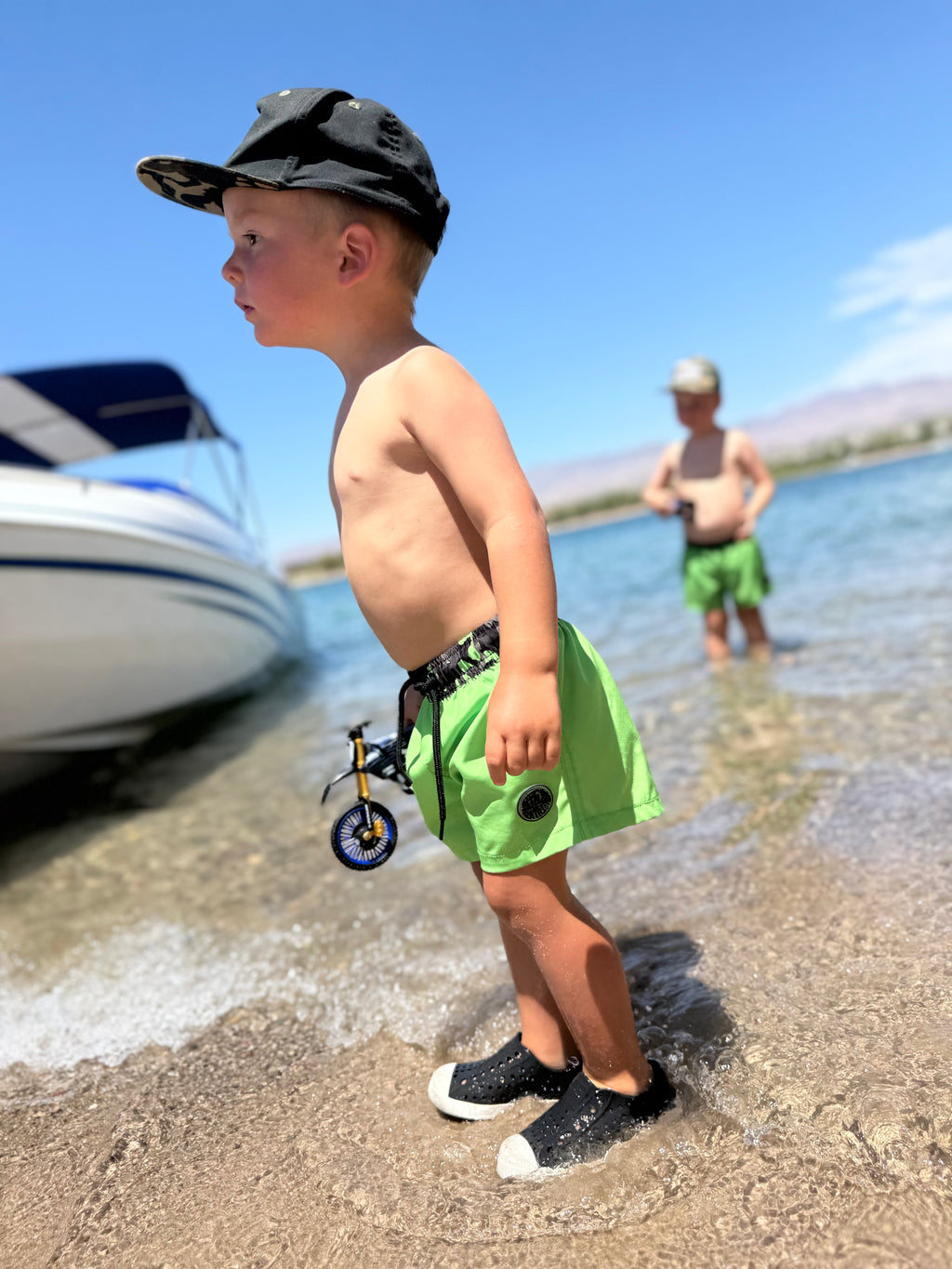 Camo Swim Trunks
