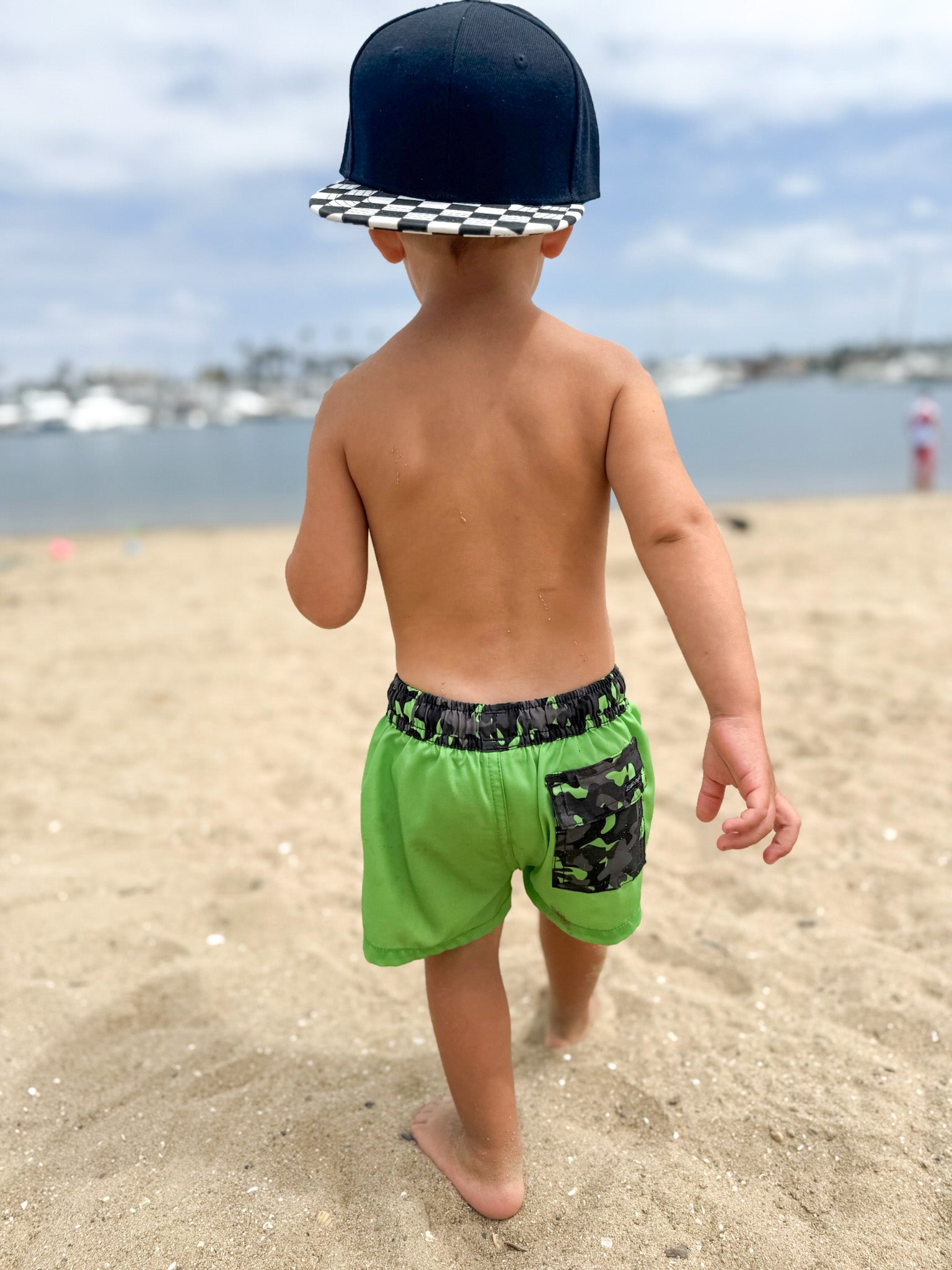 Camo Swim Trunks